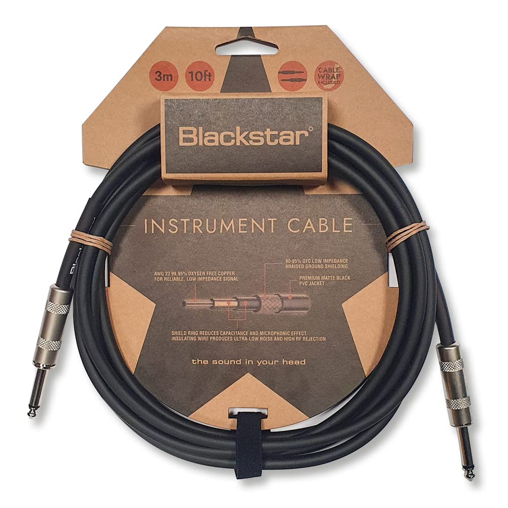 BLACKSTAR Blackstar Инструментальный экранированный кабель СТАНДАРТНЫЙ ИНСТРУМЕНТАЛЬНЫЙ КАБЕЛЬ Тип 5 футов 1,5 м S-S