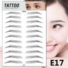 Makeup Lasting Water-based 4D Hair-like Eyebrow False Eyebrows Authentic Eyebrow Tattoo Sticker