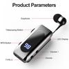 Наушники Bluetooth для бизнеса с шумоподавлением HD, микрофоном, функцией громкой связи, цифровым дисплеем, 20-часовым временем разговора, наушники