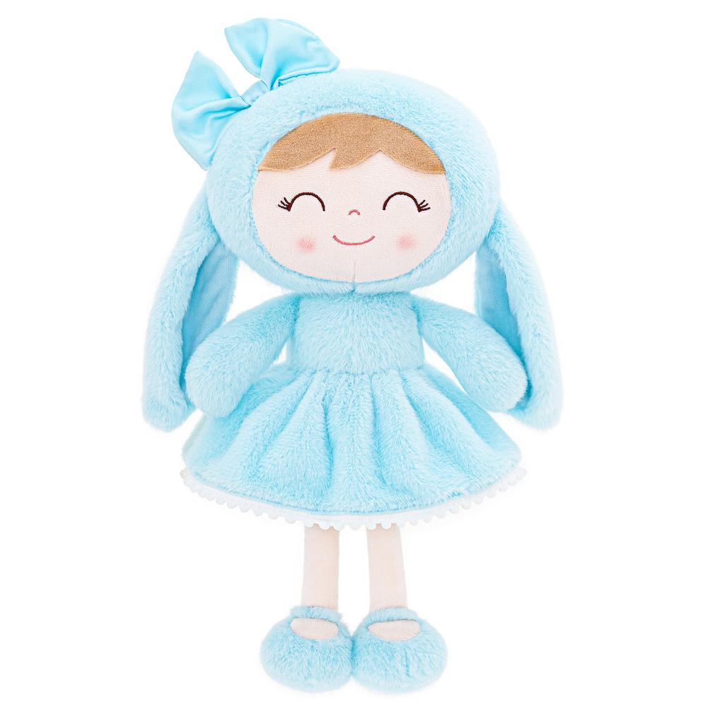 Baby Dolls Plush Doll New Design Rabbit Doll Soft Toys Gir's Birthday Gift 30cm Blue