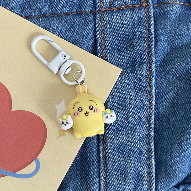 Брелок из смолы с рисунком Чиикаваса, подвеска для ключей для девочек, рюкзак, чехол для наушников, аксессуары, креативные подарки для пар