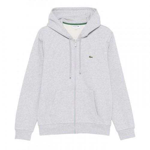 Lacoste Mens Logo Relaxed Fit Long-Sleeved Hoodie