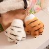 Claw Plush Tiger Claw Plush Pendant Paw Holder Tiger Plush Toy  Bag Decoration