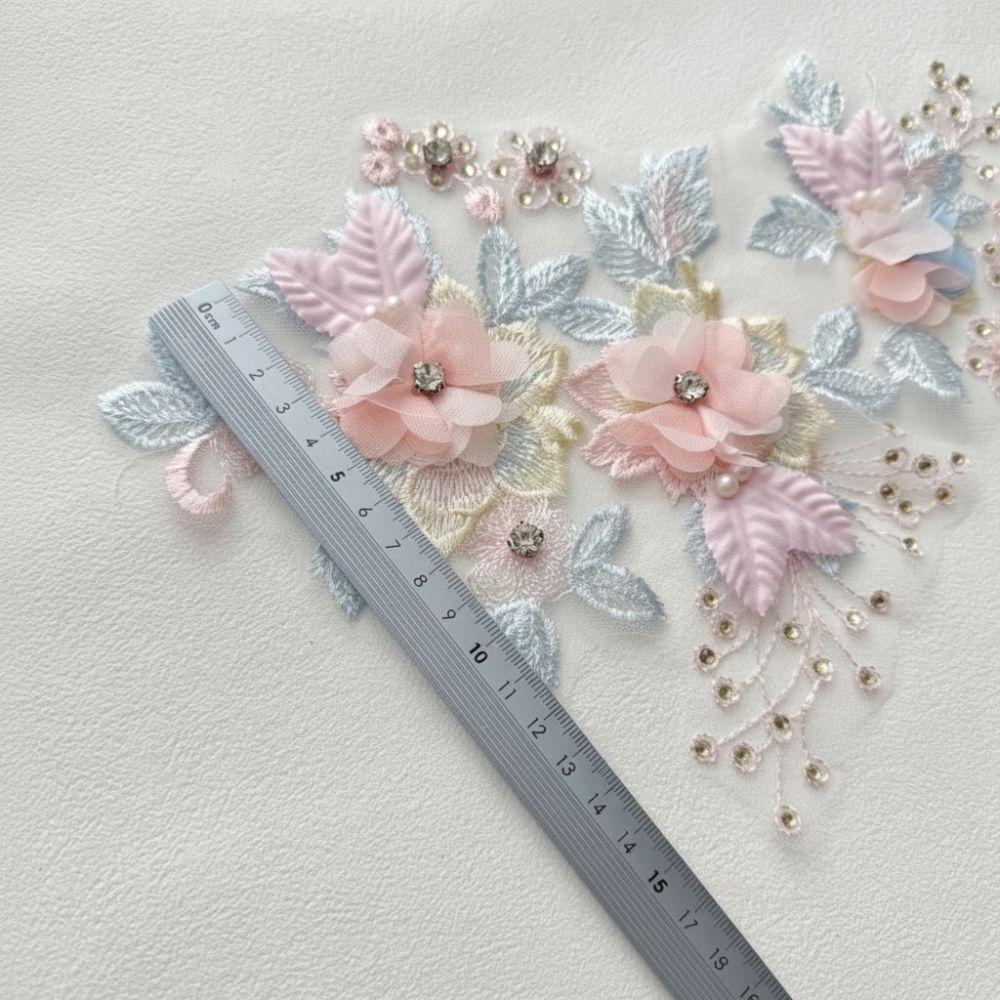 Sequin Embroidery Sequin Applique Patch Lace Fabric Lace Fabric Patch Embroidery Lace Patch