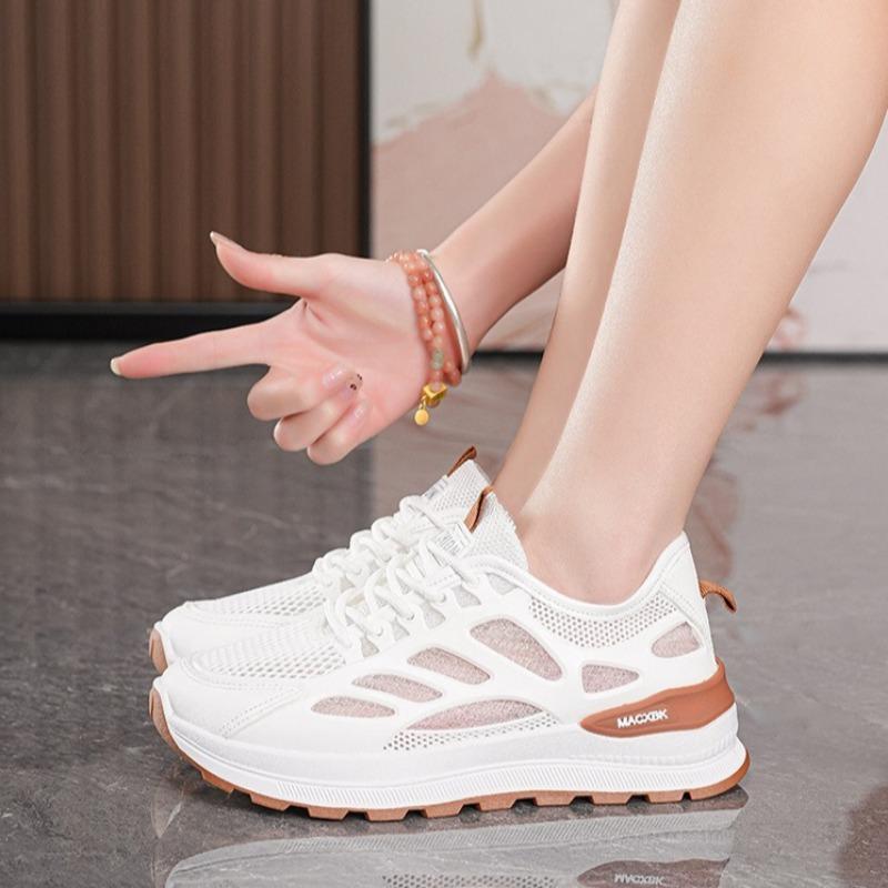 2025Hot Sale Women Breathable Casual Shoes Summer Mesh Platform Sneakers Fashion Gym Comfortable Training Shoes Zapatillas Mujer