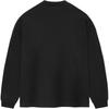 Fear of God Essentials Ss24 L/S Tee Летняя серия 2024 Логотип Свободный Ребристый трикотаж Круглый вырез Длинный рукав Опущенное плечо Футболка Мужская Черный 125SU244200F