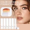 Color-changing Makeup Stick, Skin-matching Cream, Medium To High Concealer, Hydrating Makeup Effect, Double Head With Detachable Brush Head.