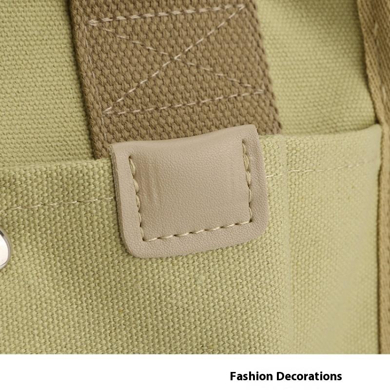 Высококачественная новая холщовая сумка Прочная сумка для ланча Сумка-тоут большой вместимости Женская сумка-тоут