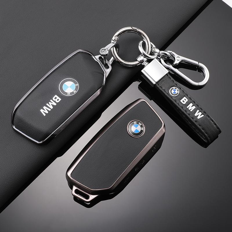 hpxdw5 TPU Car Key Cover Case Shell for BMW X1 U11 X7 X5 G05 LCI I7 IX XM Series 7 740Li U06 G81 M3 2023 2024 Keychain Bag Accessories