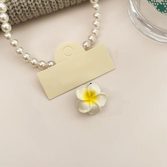 1 пара женских заколок для волос в форме цветка, заколки-автоматы с сильным захватом, декоративные шпильки для волос, пляжный отдых, повседневная вечеринка, аксессуары для волос