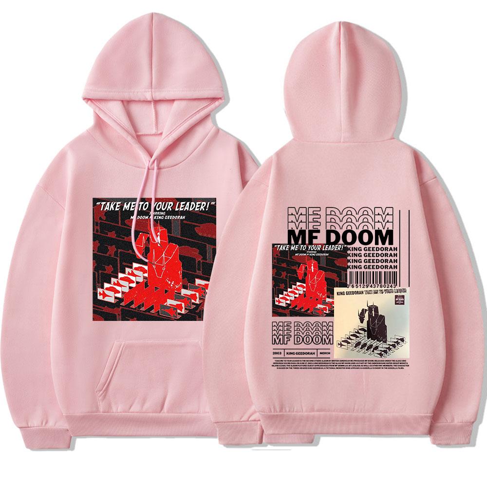 Толстовка с капюшоном Rapper Mf Doom King Geedorah Madlib Madvillain, модная унисекс в стиле хип-хоп, винтажная толстовка большого размера, повседневные толстовки в готическом стиле