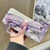 Стильные прозрачные квадратные очки для женщин и мужчин Дизайнерские большие оверсайз оправы для очков Очки для компьютера с защитой от синего света