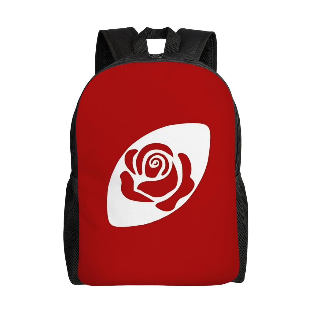 England Rose Heraldic Pattern Backpack Students Sporty Daily mochila Large Capacity Laptop Bag Back To School Season