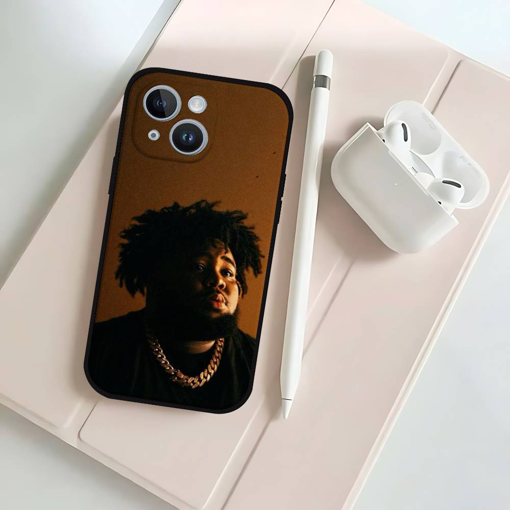 Чехол для телефона рэпера Rod Wave для iPhone 17 16 15 14 13 12 11 X XR XS Plus Pro Max Mini Мягкий черный чехол