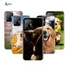 Милый прозрачный чехол с изображением золотистого ретривера для Xiaomi Mi Note 11 11T 11i 10i 10T 10 9 9T SE 8 Lite Pro Ultra, чехол для телефона