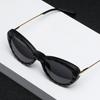 Glasses Women'S Metal Spring Leg Myopia Glasses Frame Magnetic Polarized Clip Sunglasses