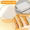 Pastry Cloth for Rolling Dough, Bread Cloth, 14x17.7 Inch Heavy Duty Linen Proofing Cloths for Bread Dough, Baguettes