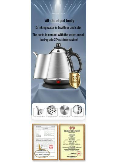 Электрический чайник Golden Stove E-400A, 1,2 л, из нержавеющей стали, чайник для чая, набор для чая