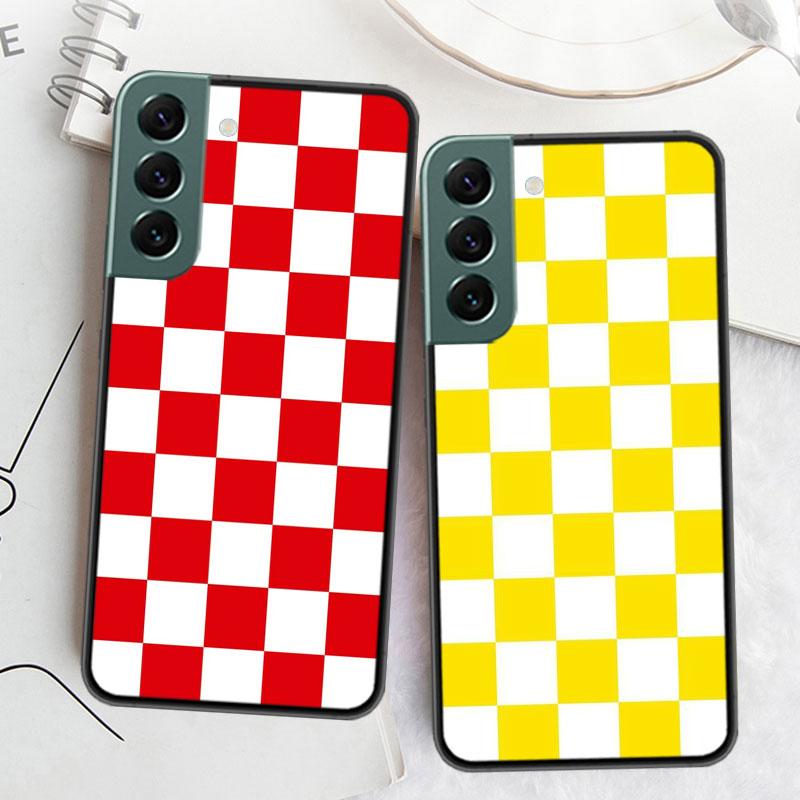 Ретро Классическая Шахматная Доска Сетка Чехол для Телефона Для Samsung Galaxy S22 S25 Ultra S21 S10 Plus S26 Edge S20 S23 S24 FE Чехол Силикон