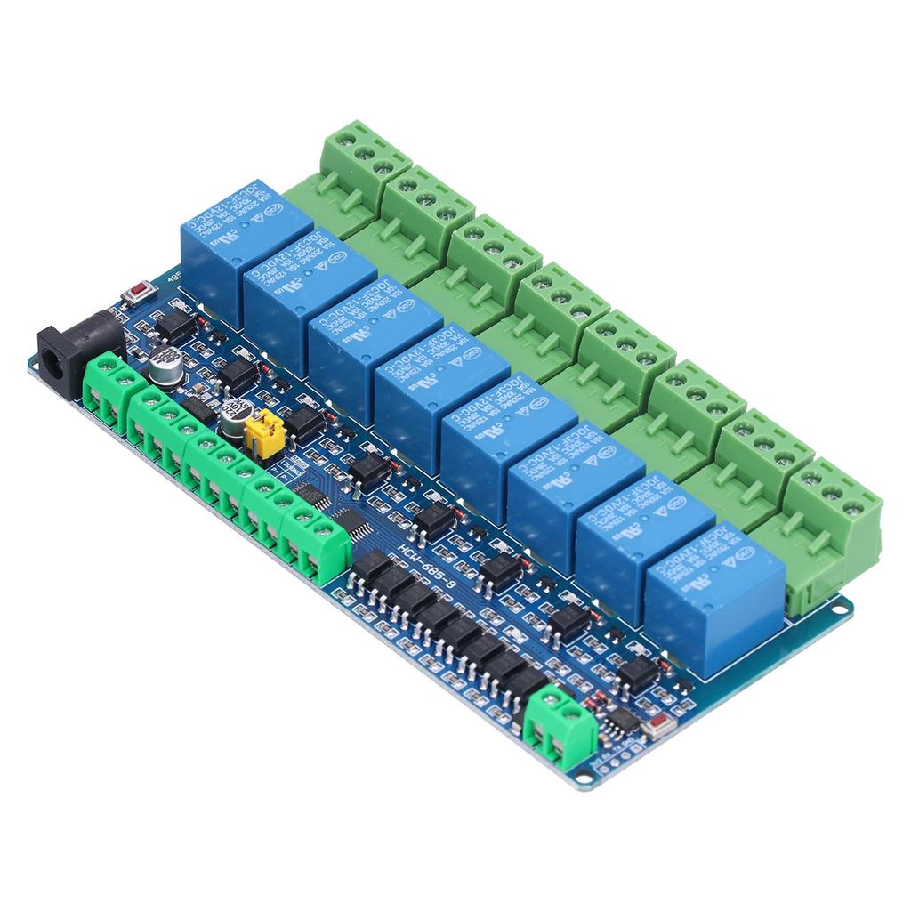 Relay Output Board Module Plastic 8 Channel Portable Low Power Consumption Electronic Component