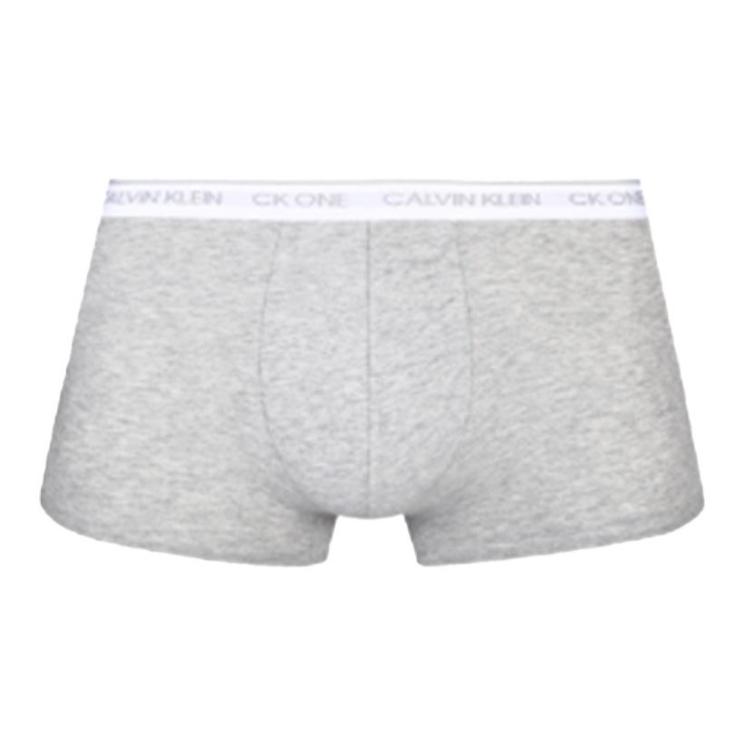 Calvin Klein Логотип на талии с принтом дышащие приятные для кожи трусы-боксеры мужское нижнее белье серые NB2216-080