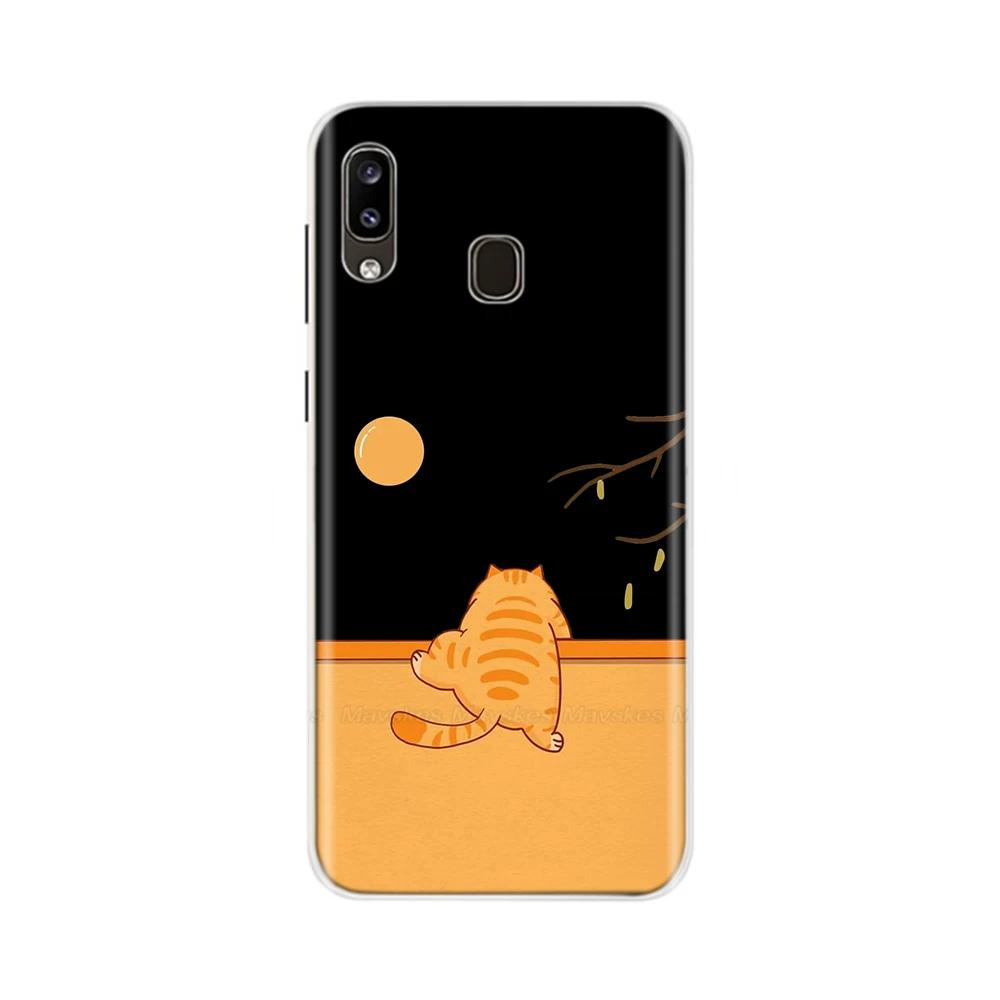 Shockproof Cover For Samsung Galaxy A30 Case Soft Silicone Painted Bumper For Samsung A30 S A30S Case A 30 s A307F A305F Cover