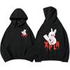 Толстовки Rabbit Xplr-r Sam and Colby Streetwear Унисекс Хип-хоп Зимние толстовки с длинным рукавом с капюшоном и графическим принтом