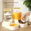 Автоматическая кормушка для домашних животных с рисунком из мультфильма, большая емкость для кошек и собак, универсальная миска для кошек, таз для собак, товары для животных