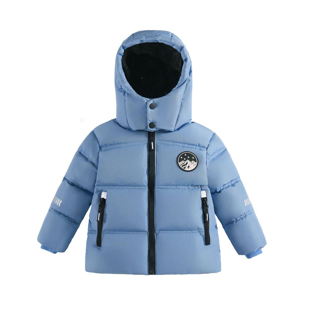 Children Cotton Jacket Boys New Winter Coat Boy Short Thick Heavy Hooded Overcoats