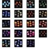 7PCS/Set Digital Acrylic Dice Polyhedral Mixed Color Dice Pearlescent Dice  for RPG DnD