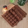 Food Grade Silicone Chocolate Mold - Easy-Release DIY Cake & Biscuit Baking Tool