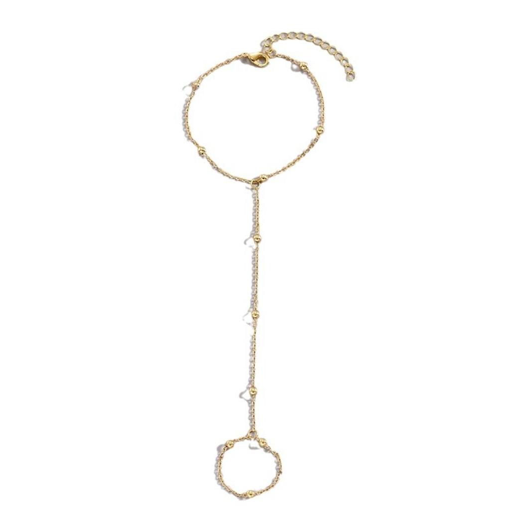 Hand Chain Bracelet Ring Bracelet Hand Chain Gold Bracelets For Women Finger Chain Bracelet With Set For Women