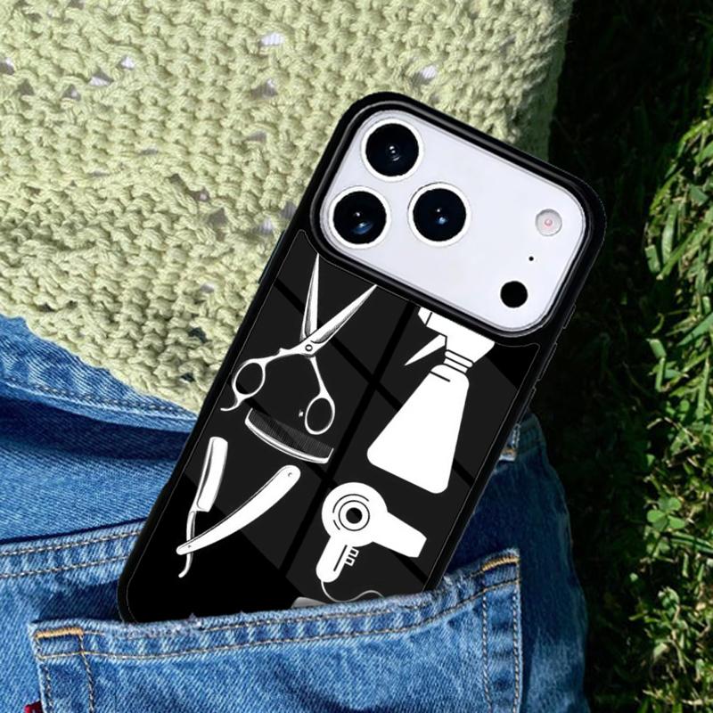 Мягкий чехол для телефона Парикмахер Стилист волос Совместим с для IPhone 17air 16e 15 14 13 12 11Pro Max 17 Air