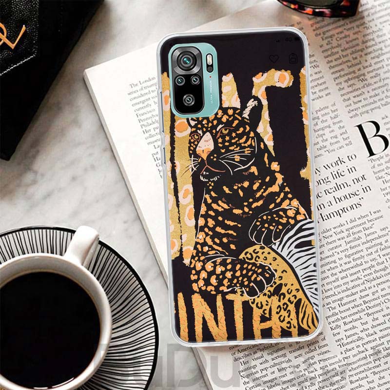 African Style Fabric Pattern Cover For Xiaomi Redmi Note 10 9S 9 8T 8 Pro 7 5 Mi 9T 10T 11T 12T 11 12 Lite 12X A3 A2 A1 Print Co