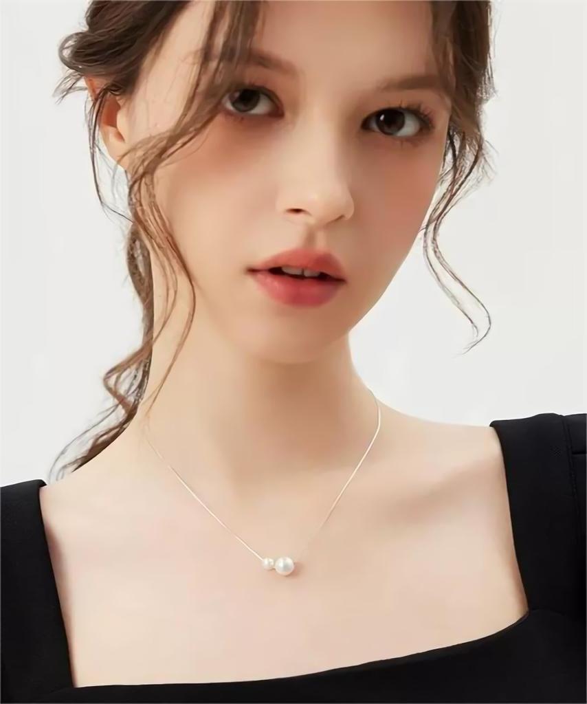 Жемчужное ожерелье для Кристалл Венецианский Для Поставляется с подарочной коробкой [Hothrty] Женщины, Жемчуг, Жемчуг, Цепочка, Гипоаллергенный, Свадьбы, Похороны, Регулируемый,