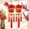 2026 Red Fruit Lucky Bag Pendant: Home Décor for Spring Festival & New Year