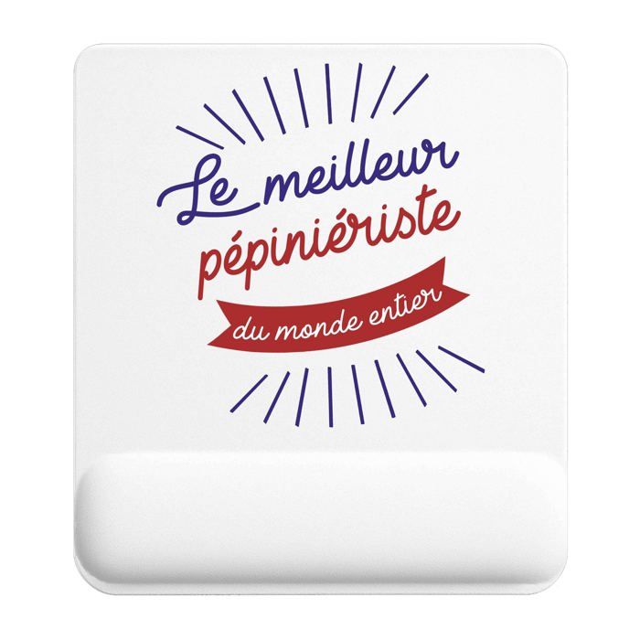 Tapis de souris - PLANETEE - Pépiniériste Meilleur Monde - 22x18 cm - Épaisseur 3 mm - Surface antidérapante