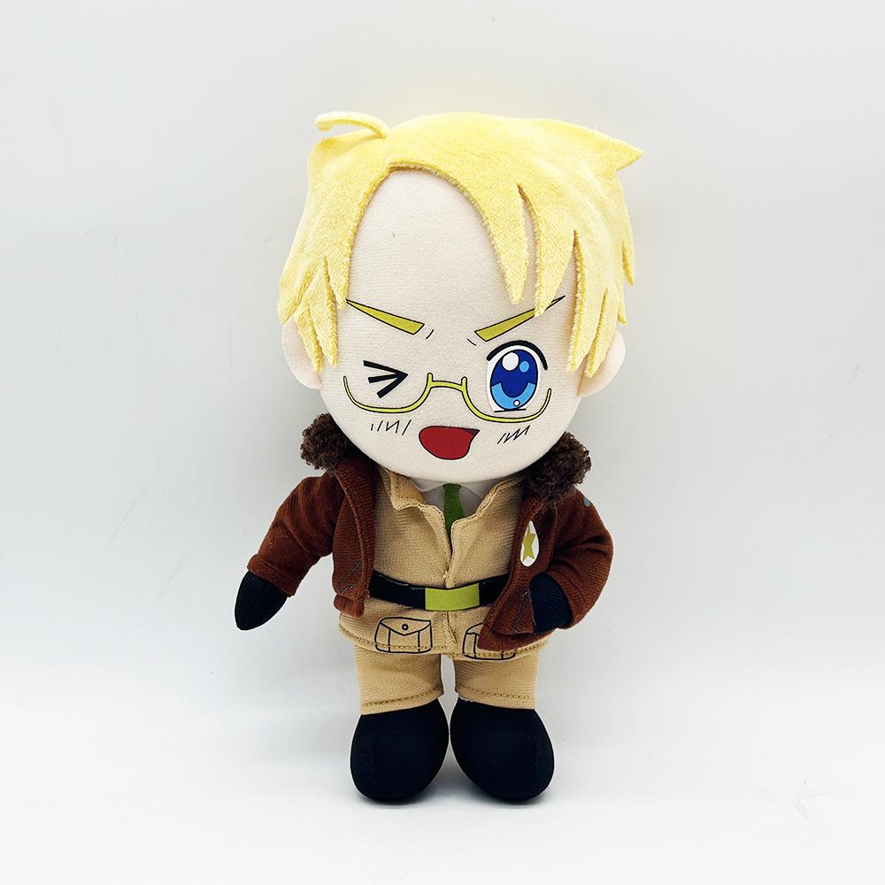 Anime Hetalia: Axis Powers Plush Toys Christmas Game Alfred Jones Stuffed Doll Birthday Holiday Gifts Toys For Room Decoration