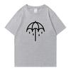 Umbrella Bring Me The Horizons Metal Washed Oversized Tshirt Street Hip Hop 100 Cotton Unisex Unisex Short Sleeve Tshirts Unisex