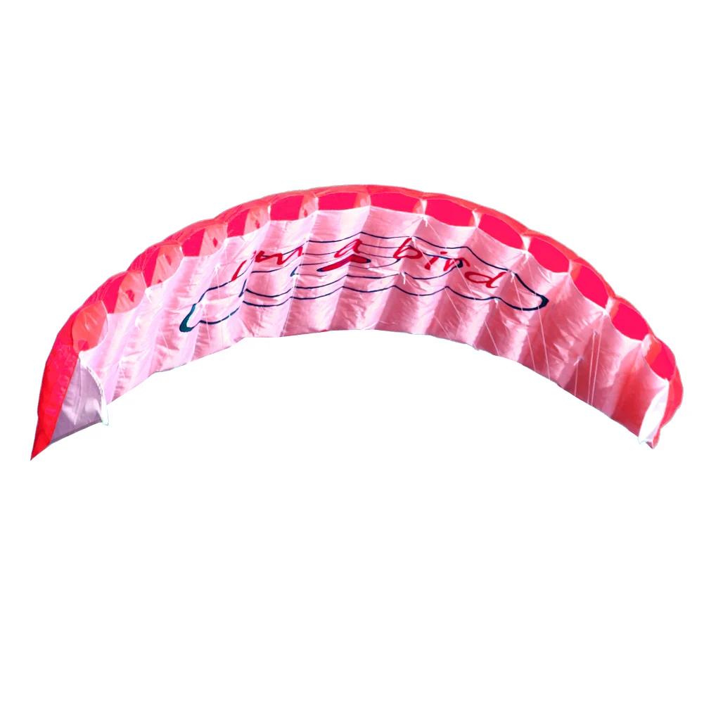 Двухлинейный парафойл-змей Высококачественный силовая стропа Парусный кайтсерфинг Профессиональный Большой 1,4 м с 2 ручками для пляжного отдыха на открытом воздухе