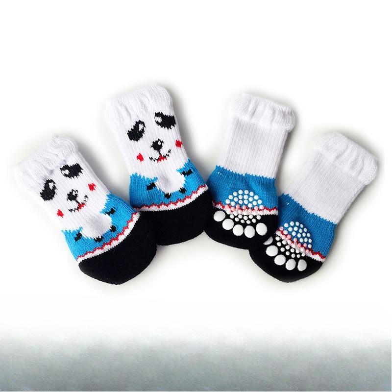 Non-Slip Pet Socks for Dogs Cats Anti-Scratch Paw Protector Indoor Wear