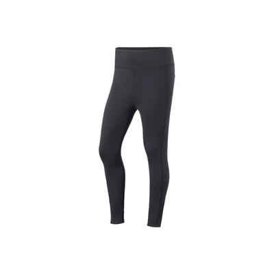 Женские дышащие эластичные обтягивающие спортивные штаны Li Ning Training Series с логотипом, цвет черный AULR182-1