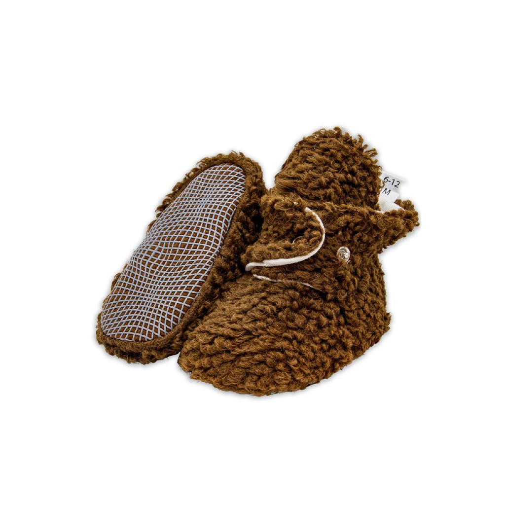 Нескользящая подошва, детские тапочки, домашние пинетки Ilkadm, подкладка из органического хлопка с защитой от пота, серого цвета