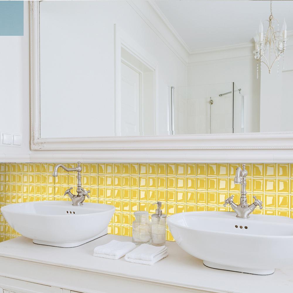 10 шт. Водонепроницаемые самоклеящиеся обои Самоклеящиеся наклейки на стены Кухня