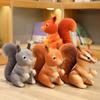Plush Cartoon Squirrel Toy Cartoon Stuffed Doll  Decoration Kids Cute Gifts