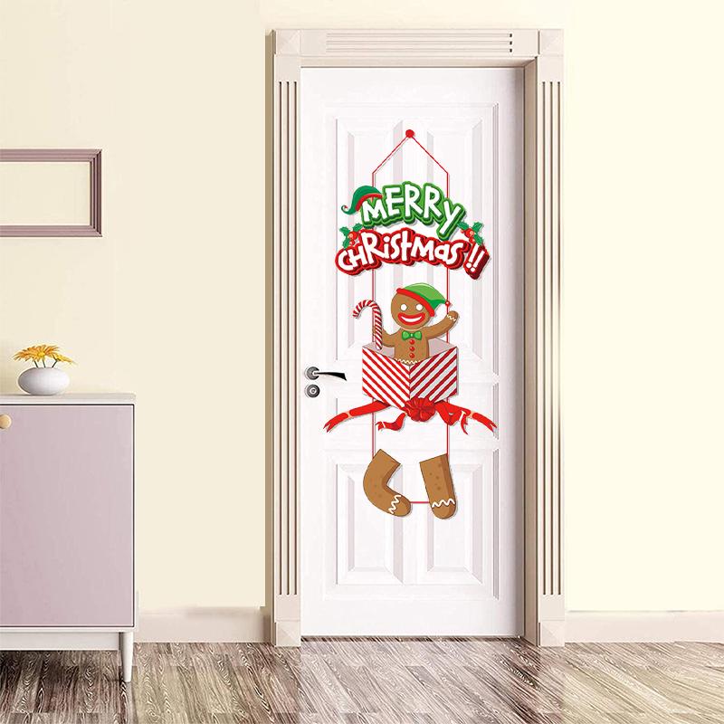 Merry Christmas Hanging Decorations Europe Pendant The United States Christmas New Party Decorative Door Hanging
