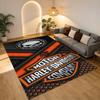 Ковер для гостиной Harley Davidson, нескользящий, мягкий ковер для спальни, игровой комнаты, дивана, офиса, домашнего декора, коврик для двери, рождественский подарок C926230