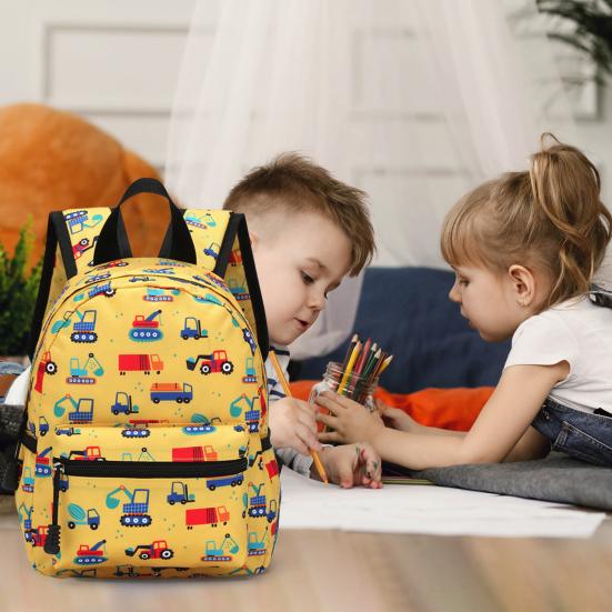 Мини-рюкзак для малышей, большая вместимость, застежка-молния, можно стирать в машине, не выцветает, детский рюкзак, многоцелевая школьная сумка