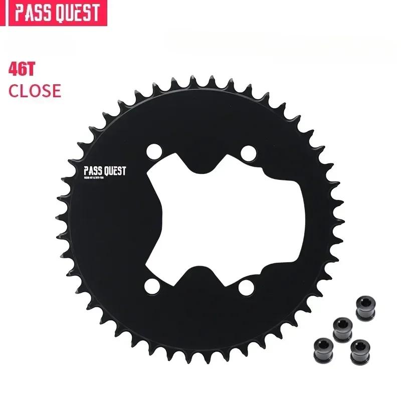 PASS QUEST 110 bcd звезда шатуна дорожный велосипед пластина для Shimano 105 r9200 r8100 r7100 dura ace ULTEGRA Narrow Wide 52 54 звезды