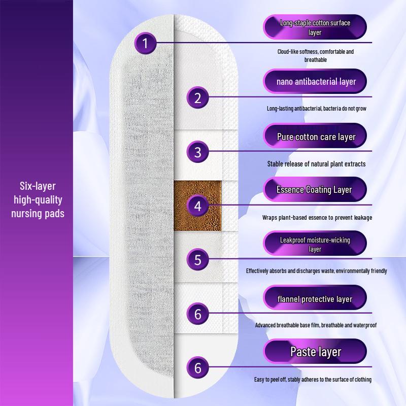 Shu Nai Mei Роскошный набор согревающих прокладок с экстрактом снежного лотоса - 12 штук